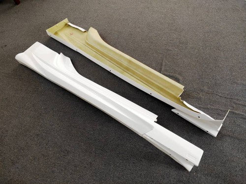 DURAFORCE FRP Unpainted Side Skirts Rocker Panel Left+Right for Nissan 370Z Z34 2009-2020