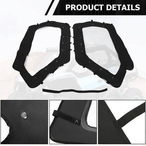 DURAFORCE Soft Upper Doors Windows Set for 2020-2025 Kawasaki Teryx KRX 1000