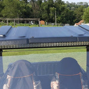 DURAFORCE Polyethylene Hard Top Roof For Polaris Ranger Full Size 500 700 UTV Black