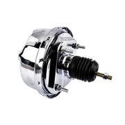 DURAFORCE New 7" Brake Booster with Bail Top Master Cylinder, 1" Bore, Chrome-Plated Steel