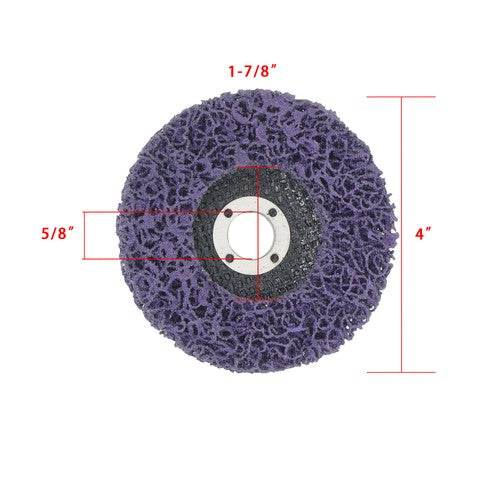 DURAFORCE Diamond Grinding Discs for Metal and Wood 12 Pack: 4 x 5/8" (6 Black, 6 Purple)