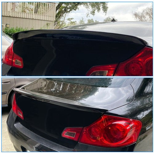 2010-2015 JDM Rear Trunk Wing Spoiler Carbon Look for Infiniti G25 G35 G37 Q40