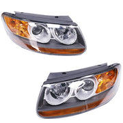 DURAFORCE Headlight Set for 07-09 Hyundai Santa Fe with 2-Plug-In Connector Left and Right
