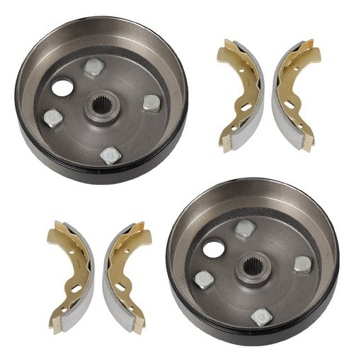 DURAFORCE Rear Brake hub Drums Brake Shoe Kit For EZGO TXT Electric Golf Cart 96+ 70795G01