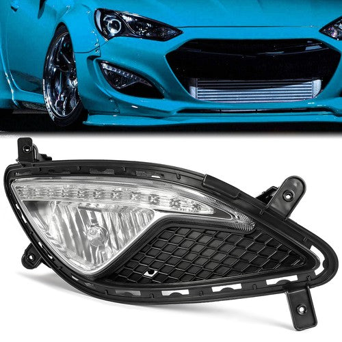 Fog Light Lamp Cover Connector Right Side for Hyundai 13-17 Genesis Coupe