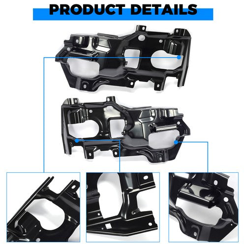 Bumper Support Bracket Front Left Right Side LH RH for 2016-2018 GMC Sierra 1500