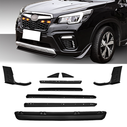 DURAFORCE For 2019 2020 21 22 Subaru Forester SK STI Style Body Kit Side Spoiler Splitter