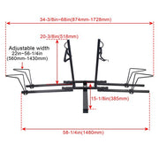 DURAFORCE 2" Hitch Mount Bike Rack Carrier Bicycle Rack Hitch Mount Carrier Platform