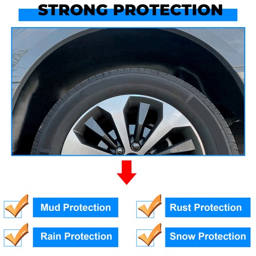 Fit for 2015 2020 Ford F150 Rear Wheel Well Inner Mud Flap Splash Guards Liners