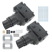 DURAFORCE For Volvo Penta OMC Set of 2 4'' manifold Exhaust Riser Elbow 4.3 5.0 5.7 5.8 L