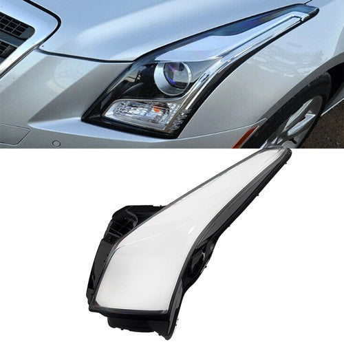 DURAFORCE Front Headlight Lamp Lens Cover Side For Cadillac ATS 2013-18 Left+Right