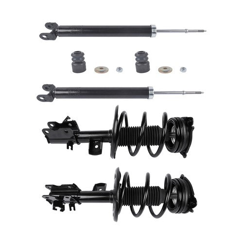 DURAFORCE Front Struts + Rear Shock Absorbers For Nissan Altima 2.5L l4 3.5L V6 2007-2012