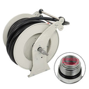 DURAFORCE For Tractor 3/4" x 66' Auto Fueling Gun Retractable 300PSI Fuel Diesel Hose Reel