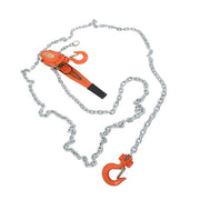 DURAFORCE 1.5 Ton Manual Lever Chain Hoist, 3300LB Capacity, 360° Hook, 20FT G80 Chain