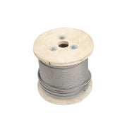 DURAFORCE T304 3/16 Inch Stainless Steel Cable 7x19 Strands 250FT 3700 lbs Steel Wire Rope