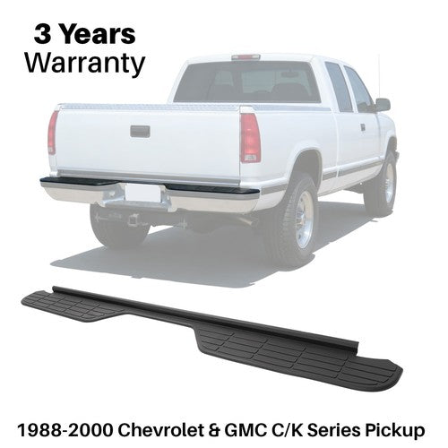 DURAFORCE Rear Bumper Step Pad for Chevrolet Blazer C K Series Pickup 1988 2000 Black