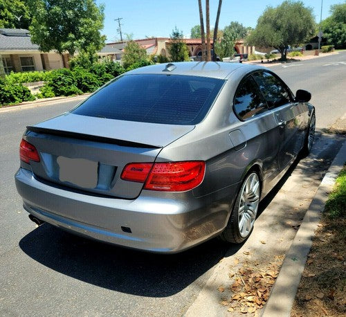 DURAFORCE Rear Trunk Spoiler Wing Black ABS For 2007-2013 BMW E92 Coupe 328i 335i M3