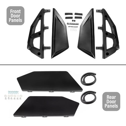 DURAFORCE Pair Lower Door Inserts Panels Front for Honda Talon 1000X 1000R 1000X 19-22