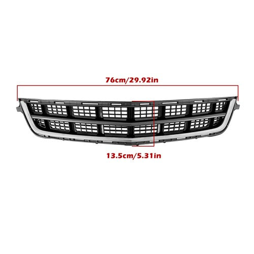 DURAFORCE Plastic Front Lower Bumper Grille 20912420 Fit For Cadillac ATS 2013-2014 Chrome