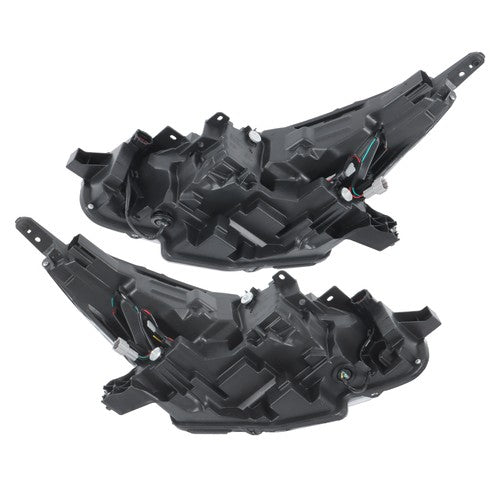 DURAFORCE Clear Lens New For Nissan Versa S SR SV 2020-2021 Pair Headlight Replacement LED