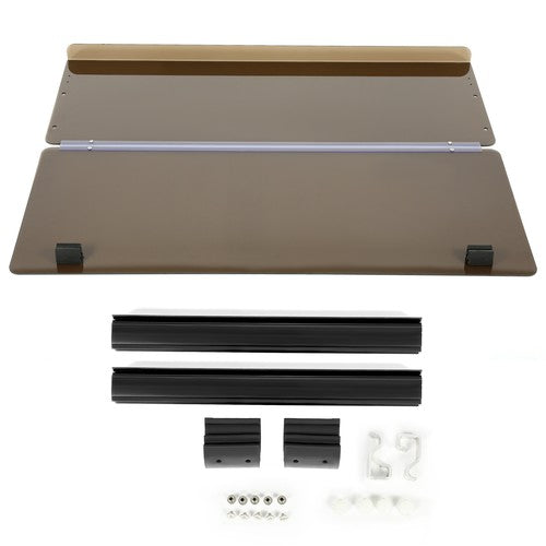 DURAFORCE Tinted Fold Down Golf Cart Windshield Windscreen For EZGO Marathon 1986-1994.5
