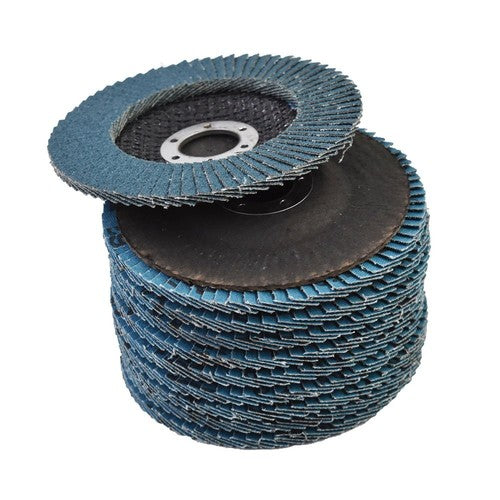 DURAFORCE PACK 50 4-1/2" X 7/8" 80 GRIT PREMIUM ZIRCONIA FLAP DISC SANDING GRINDING