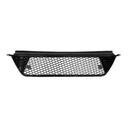 DURAFORCE Fit 2022-2024 Honda Civic 4DR Glossy Black Front Bumper Lower Grille Honeycomb