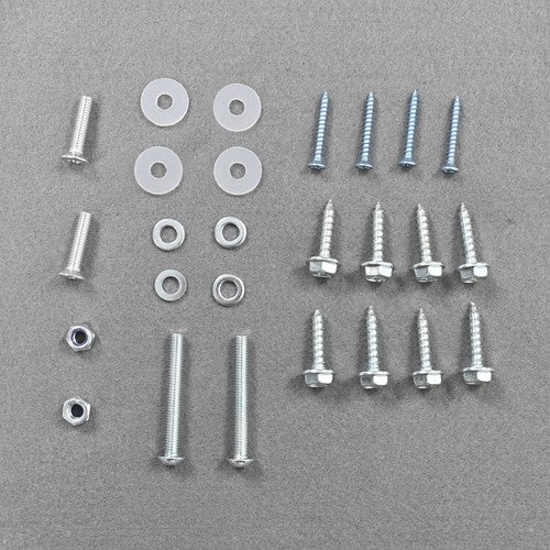 DURAFORCE 60" Aluminum Bunk Ladder Mounting Brackets Silver & Black For RV Camper Trailer