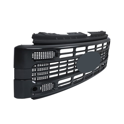 DURAFORCE Fit For Ford F250 XL/XLT 2023 2024 Gloss Black Plastic Front Upper Grill Grille
