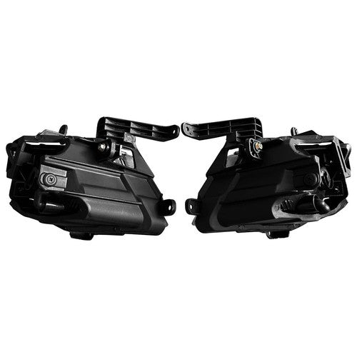 DURAFORCE Front Bumper Fog Lights & Covers Set for 2010-2012 for KIA Forte Sedan