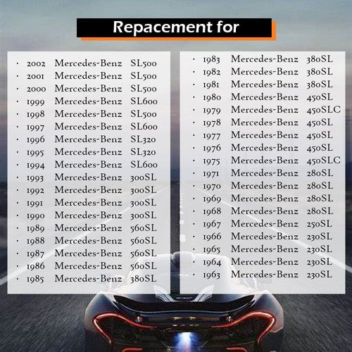 DURAFORCE For Mercedes 380SL 450SL 560SL Hardtop Cart Stand Rack & Hard Top Cover
