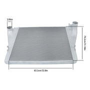 DURAFORCE For Volvo VN Series Mack CXU Charge Air Cooler 32 5/16" x 30 7/8" Core D13 D16