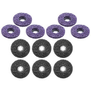 DURAFORCE Diamond Grinding Wheel Discs Set (6 Black, 6 Purple) 12 Pack: 4-1/2" x 7/8"