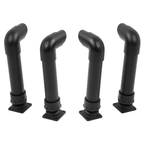 4 Black Snorkel Kits for Polaris Sportsman 400 500 600 700 800 1994 2014