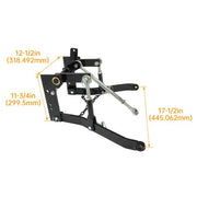 DURAFORCE 3 Point Hitch Kit W/Closed Frame Hook For John Deere 140 300 317 CAT 0 Tractor