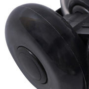 DURAFORCE 5-piece set 2" Office Chair Rubber Caster Swivel Wheels Black, 360° steering