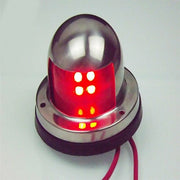 DURAFORCE Pair of Marine Yacht Pontoons Stainless Steel LED Bow Navigation Lights 12V