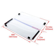 DURAFORCE For 85-95 Yamaha G2 G9 G2A G2E G9A G9E Golf Cart Folding Front Clear Windshield