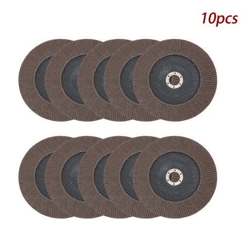 DURAFORCE 10 Pack Flap Disc 40 Grit 7" x 7/8" Type #29 Angle Grinder Grinding Wheel