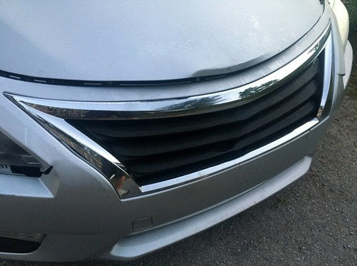 Front Bumper Grille Upper Grill Assembly Chrome for 2013-2015 14 Nissan Altima