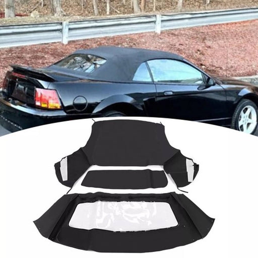 DURAFORCE For Ford mustang Convertible 1994 1995 -2003 2004 Soft top W/window BlK Plastic