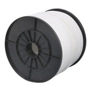 DURAFORCE 1/8 Inch Hollow Braid Polypro Rope 1000FT 350 Pounds Tensile Strength White