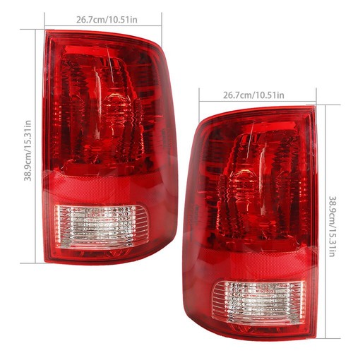DURAFORCE For 09-20 Dodge Ram 1500 2500 Driver & Passenger Side Brake Tail Light Replace