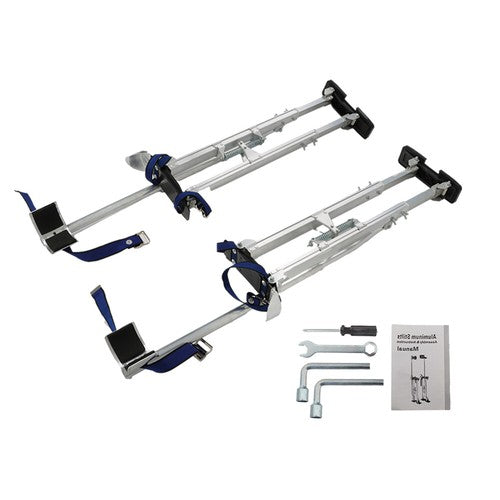 DURAFORCE Adjustable Stilt 36" - 48" Drywall Stilts Aluminum Alloy Tool For Electrical
