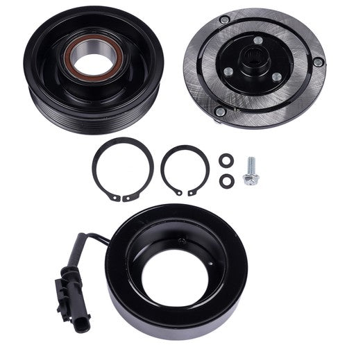 DURAFORCE AC Compressor Clutch Kit for Chevrolet Colorado WT Z71 GMC Canyon SLT SLE 3.6L