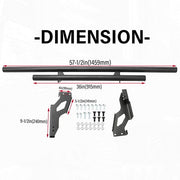 DURAFORCE For 2018-2024 Polaris Ranger 1000 XP Rear Double Tube Bumper North Star Edition