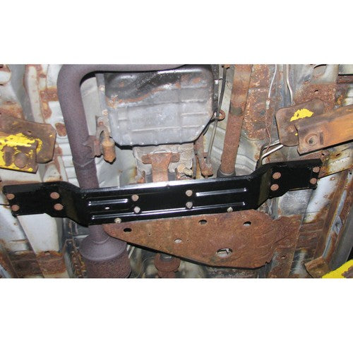 Transmission Crossmember Skid Plate Guard Black for Jeep Grand Cherokee WJ 99-04