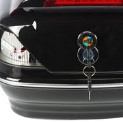 DURAFORCE 28L Universal Motorcycle Trunk Scooter Tail Box Helmet Luggage Case w/Tail Light