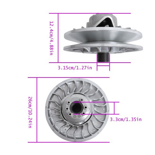 DURAFORCE Secondary Clutch For 17-23 Can-Am Maverick X3 Turbo R & RR RS DS MAX MR RC X