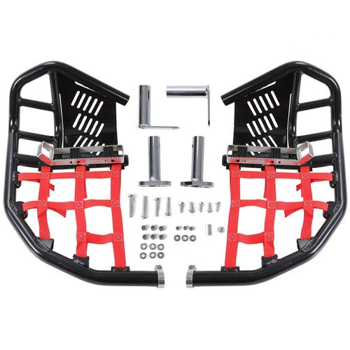 DURAFORCE Nerf Bars Heel Guards Pro Peg Fits For Honda TRX 450R Sportrax 450 All Years